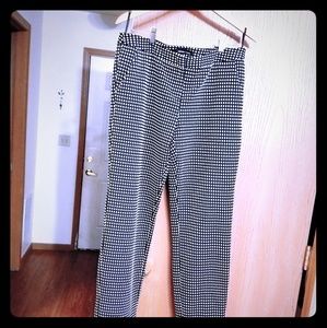 Gingham slacks